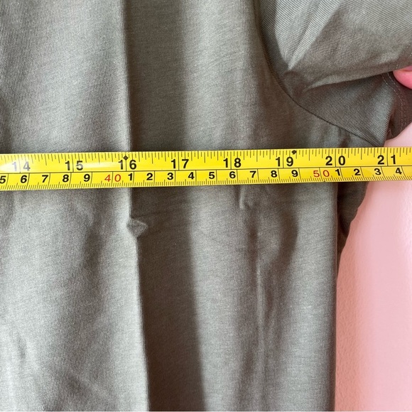 Old navy bestee crop t-shirt 2X army green modal cotton tee NWT plus sz fashion - Picture 6 of 11